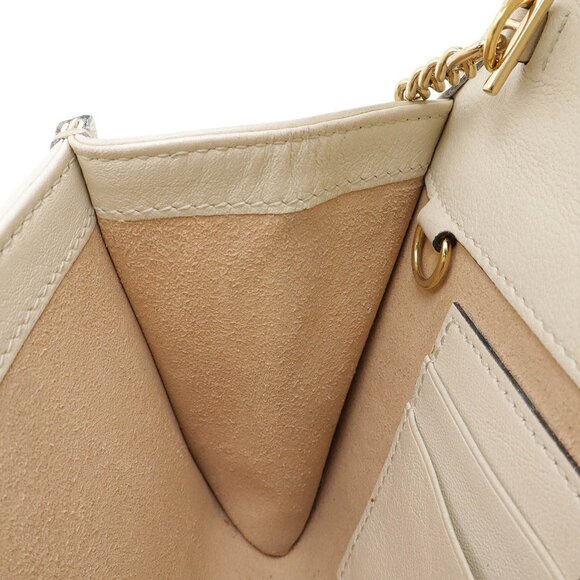 GUCCI Red Leather Shoulder Bag - Picture 8 of 9